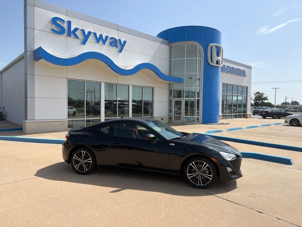 2013 Scion FR-S Base in Raven — front three-quarter view
